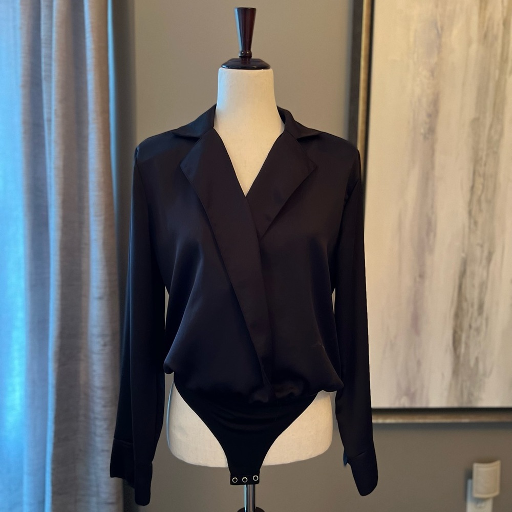 Tuxedo style bodysuit from Zara. Size large.